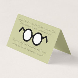 光カッコいい計モダン者のナリディラウンドブラックグラス 名刺