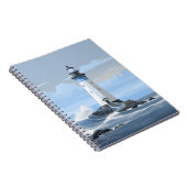 光カラフルの家の海 ノートブック (右側)