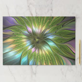 光カラフルファンタジーフラワーフラクタルアート ペーパーパッド (インサイチュ)