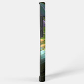 光カラフルファンタジーフラワーフラクタルアート SAMSUNG GALAXYケース (右側面)