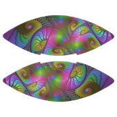 光カラフル抽象芸術トリップ（幻覚体験）のようなフラクタル アメリカンフットボール (パネル)