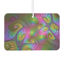 光カラフル抽象芸術トリップ（幻覚体験）のようなフラクタル カーエアーフレッシュナー