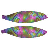 光カラフル抽象芸術トリップ（幻覚体験）のようなフラクタル バスケットボール (パネル)