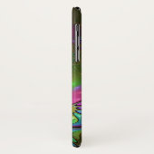 光カラフル抽象芸術トリップ（幻覚体験）のようなフラクタル Case-Mate iPhoneケース (裏面/左)