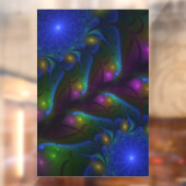 光カラフル抽象芸術フラモダンルトリップ(幻覚体験)のようなタル ウィンドウサイン (シート2)