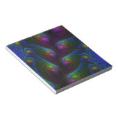 光カラフル抽象芸術フラモダンルトリップ（幻覚体験）のようなタル ノートパッド (アングル)