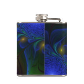 光カラフル抽象芸術フラモダンルトリップ（幻覚体験）のようなタル フラスク (裏面)