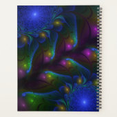 光カラフル抽象芸術フラモダンルトリップ（幻覚体験）のようなタル プランナー手帳 (裏面)