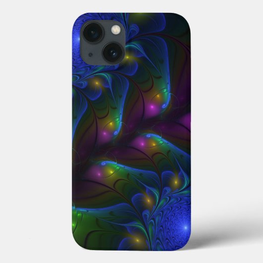 光カラフル抽象芸術フラモダンルトリップ(幻覚体験)のようなタル Case-Mate iPhoneケース (裏面)
