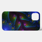 光カラフル抽象芸術フラモダンルトリップ(幻覚体験)のようなタル Case-Mate iPhoneケース (裏面 (横))