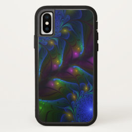 光カラフル抽象芸術フラモダンルトリップ（幻覚体験）のようなタル iPhone 13ケース