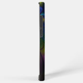 光カラフル抽象芸術フラモダンルトリップ（幻覚体験）のようなタル SAMSUNG GALAXYケース (右側面)