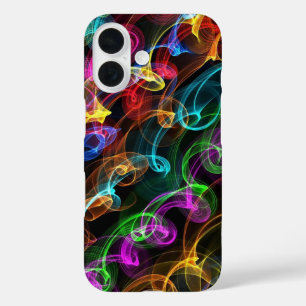 光カラフル爆発 iPhone 16ケース