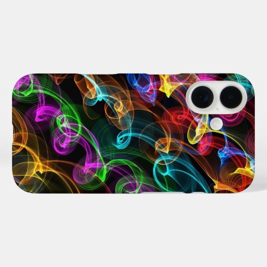 光カラフル爆発 Case-Mate iPhoneケース (裏面 (横))