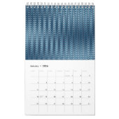 光カラフル線、抽象芸術およびサイケデリックトリップ(幻覚体験)のような カレンダー (1月 2026)