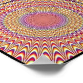 光カラフル視 – 目のトリック ポスター (角)