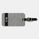 光クール錯覚パーソナライズされた ラゲッジタグ (正面横)