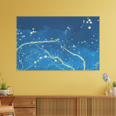 光グリッター キャンバスプリント (インサイチュ (リビング))