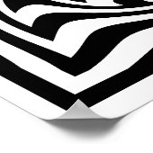 光サイケデリックスケッチ ポスター (角)