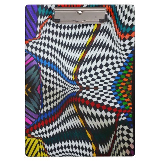光サイケデリック視クリップボード クリップボード (正面)