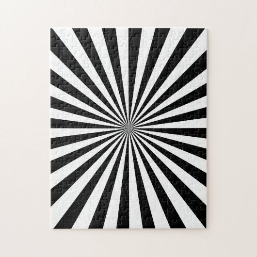 光サンバースト式紡績輪デザイン ジグソーパズル (縦)