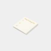 光シンプル金ゴールドベージュ感謝ポストitノート ポストイット (アングル)