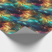 光スレッド: 3Dライトウィーブデザイン ラッピングペーパー (角)