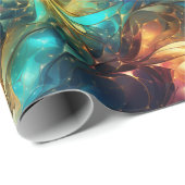 光スレッド: 3Dライトウィーブデザイン ラッピングペーパー (ロールコーナー)