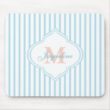 光ターコイズストライプモノグラム