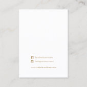 光ターコイズフローライヤリングジュエリー表示 名刺 (裏面)