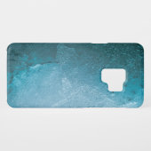 光ターコイズ抽象芸術氷 Case-Mate iPhoneケース (裏面(横))