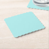 光ターコイズ鱗片状 ペーパーコースター (アングル)