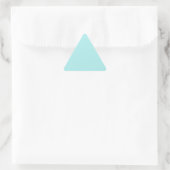 光ターコイズ 三角形シール (バッグ)