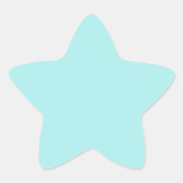 光ターコイズ 星シール