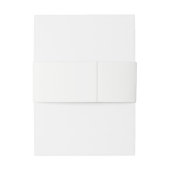 光ティール(緑がかった色)手書きマーカースタイル筆記体 招待状ベリーバンド (裏面例)