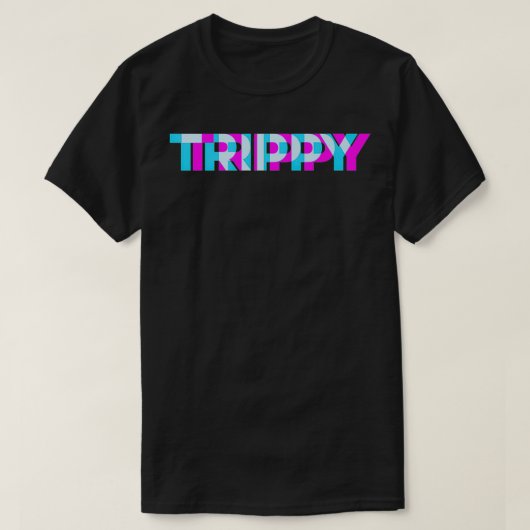 光トリップ（幻覚体験）のような効果パーティーやFesに最適 Tシャツ (デザイン正面)