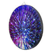 光トリップ（幻覚体験）のような視サイケデリック宇宙銀河系 ダーツボード (正面右)