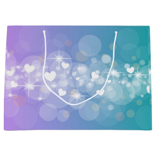 光ハート ラージペーパーバッグ (正面)