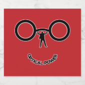 光パワー スパークリングワインラベル (シングルラベル)