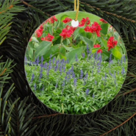 光パーソナライズされた円形セラミックオーナメント セラミックオーナメント