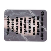 光パーソナライズされた可撓性磁石。自分で作る マグネット (横)