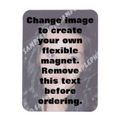 光パーソナライズされた可撓性磁石。自分で作る マグネット (縦)