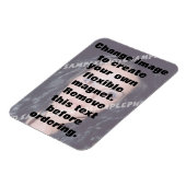 光パーソナライズされた可撓性磁石。自分で作る マグネット (左側)