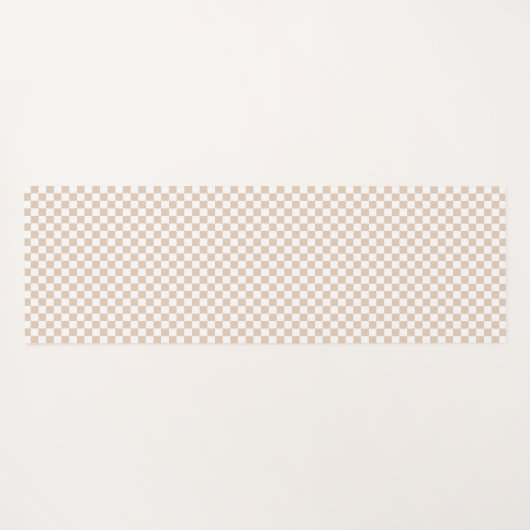 光パーソナライズされた市松模様に中性両面 ヨガマット (裏面(横))