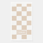 光パーソナライズされた市松模様に中立 (正面)