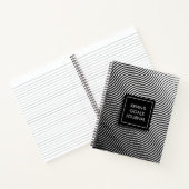 光パーソナライズされた波 ノートブック (内部)