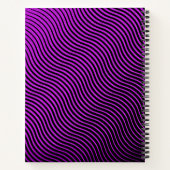 光パーソナライズされた波 ノートブック (裏面)