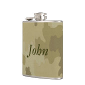 光パーソナライズされた迷彩フラスコ フラスク (左)