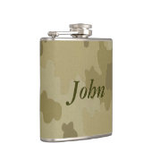 光パーソナライズされた迷彩フラスコ フラスク (右)