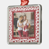 光パーソナライズされた金属オーナメント メタルオーナメント (左)